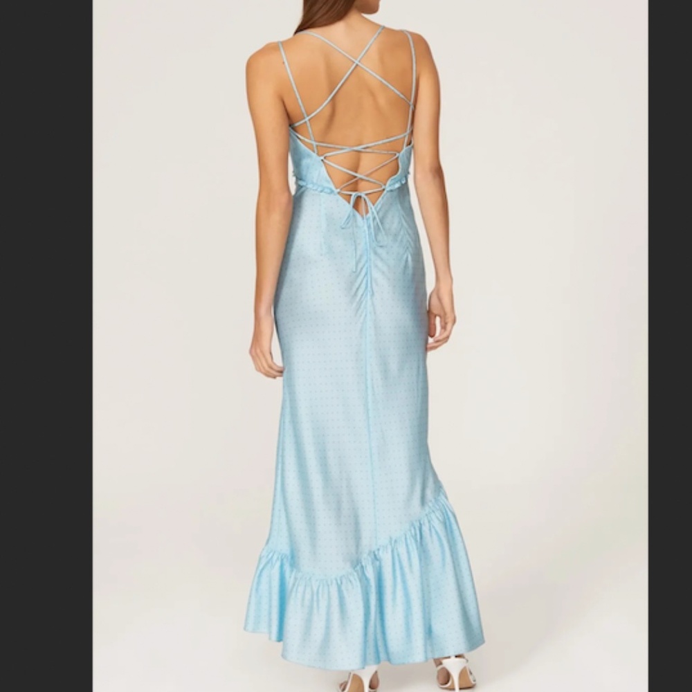 Cinq à Sept Lizzie tie back midi dress - Size 0